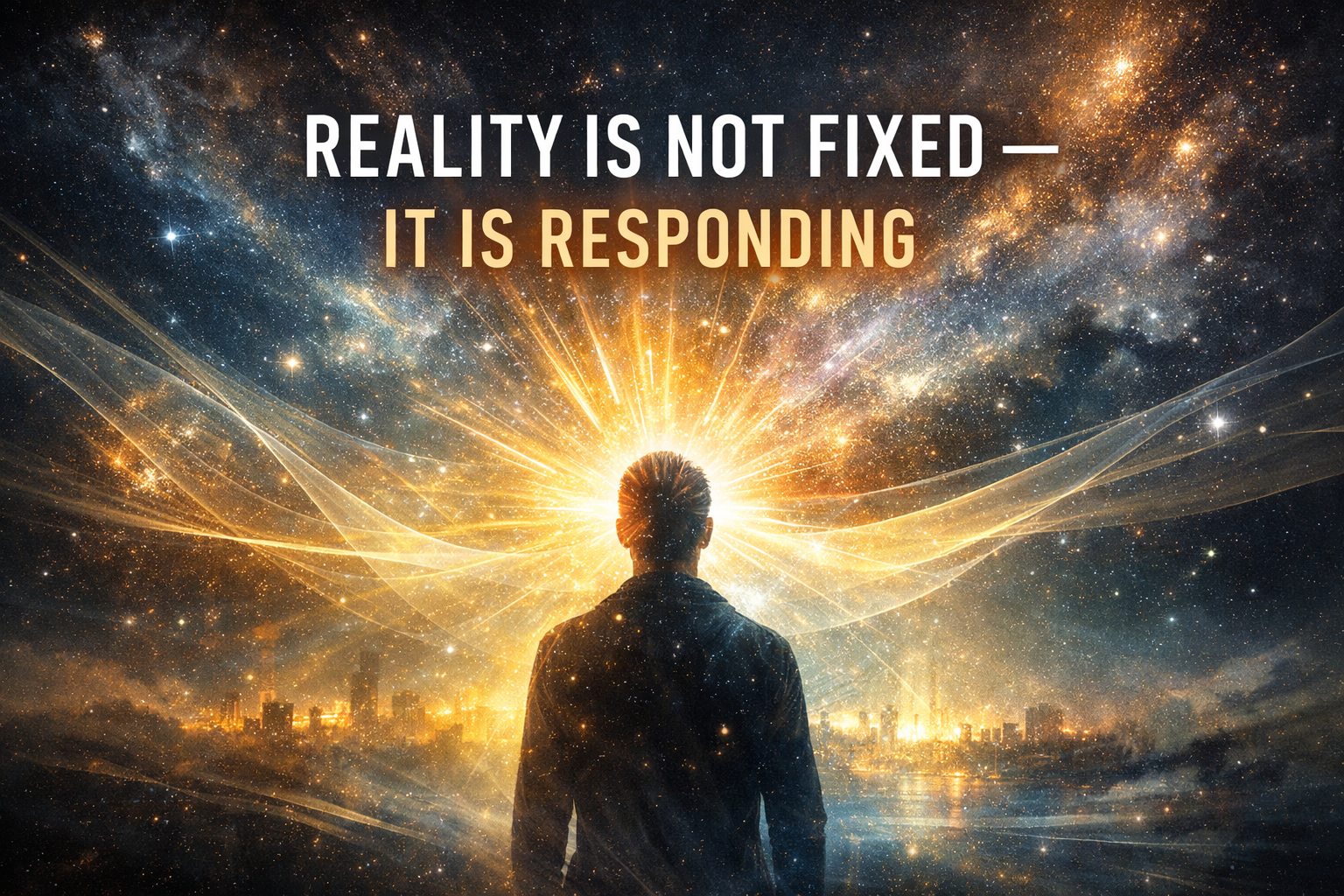 Reality Is Not Fixed — It Is Responding