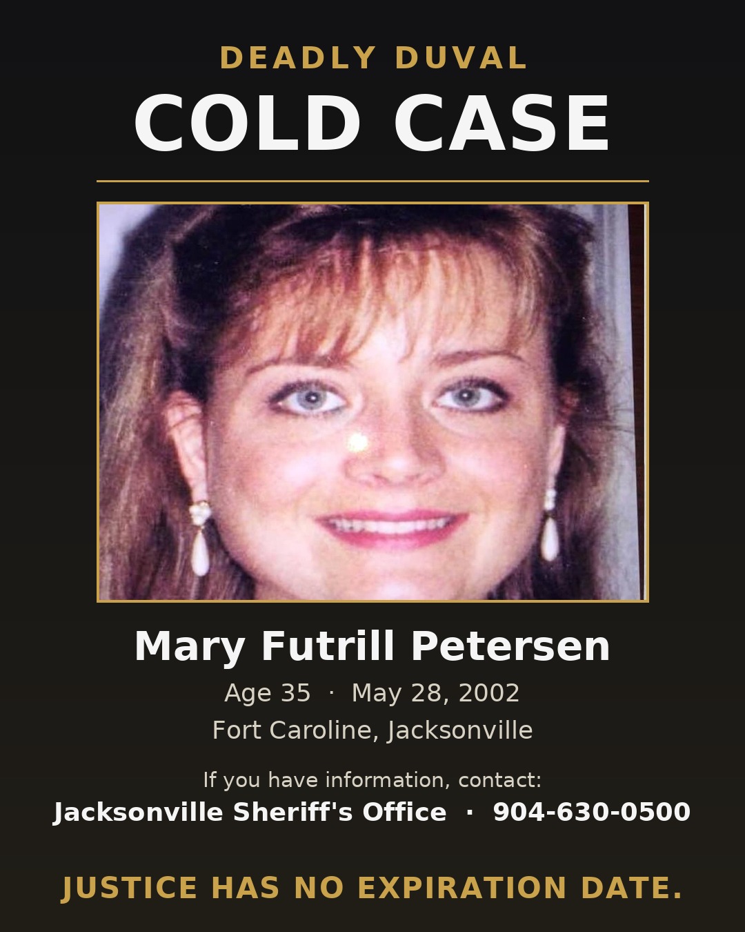 Justice for Mary Petersen: The 2002 Fort Caroline Killing Still Without Answers